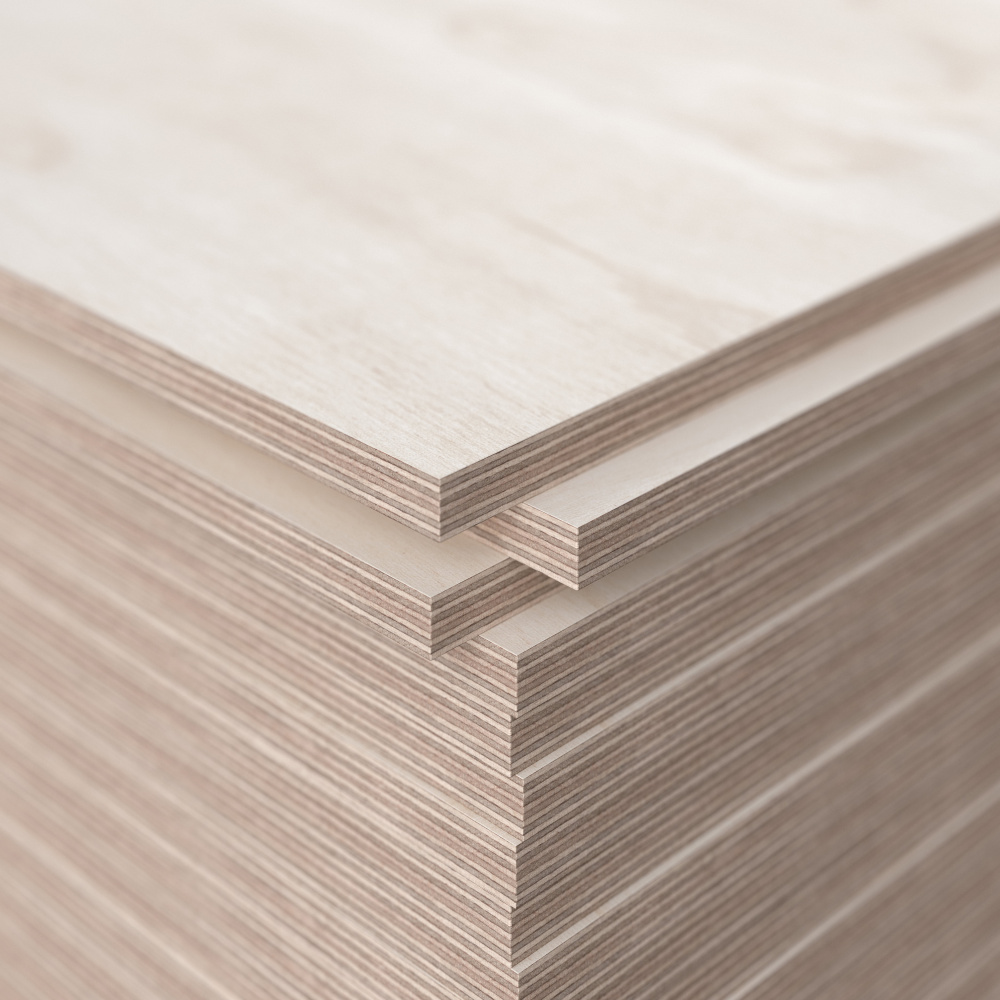 Фанера ФК 18 мм, сорт 3/4 (1525х1525) пиленая на 36 частей