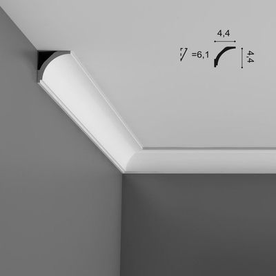 Плинтус из дюрополимера Orac Deco потолочный CX 109 2000*44*44