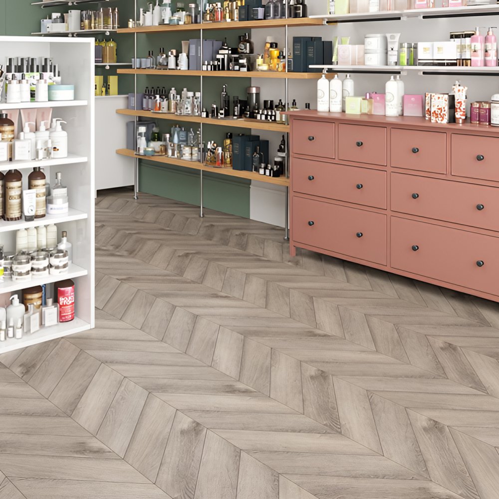 Ламинат ПВХ Alpine Floor Дуб Исида Chevron LVT ECO 20-8***