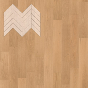 Паркет Елка Французская Lab Arte Chevron Дуб Селект Флора лак 600/475х125х14/3/45° в интерьере
