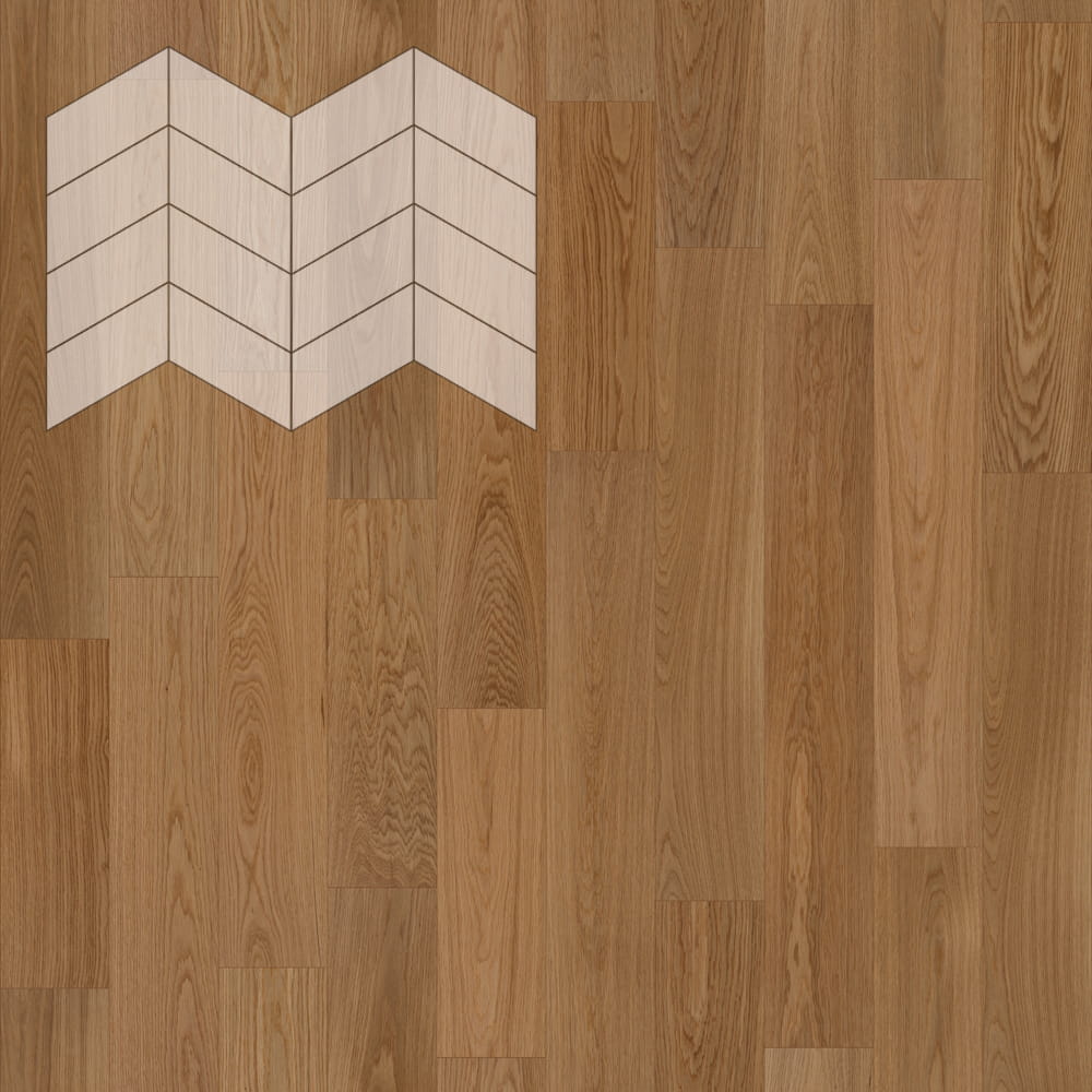 Паркет Елка Французская Lab Arte Chevron Дуб Селект Гридж лак 400/313х150х14/3/60°