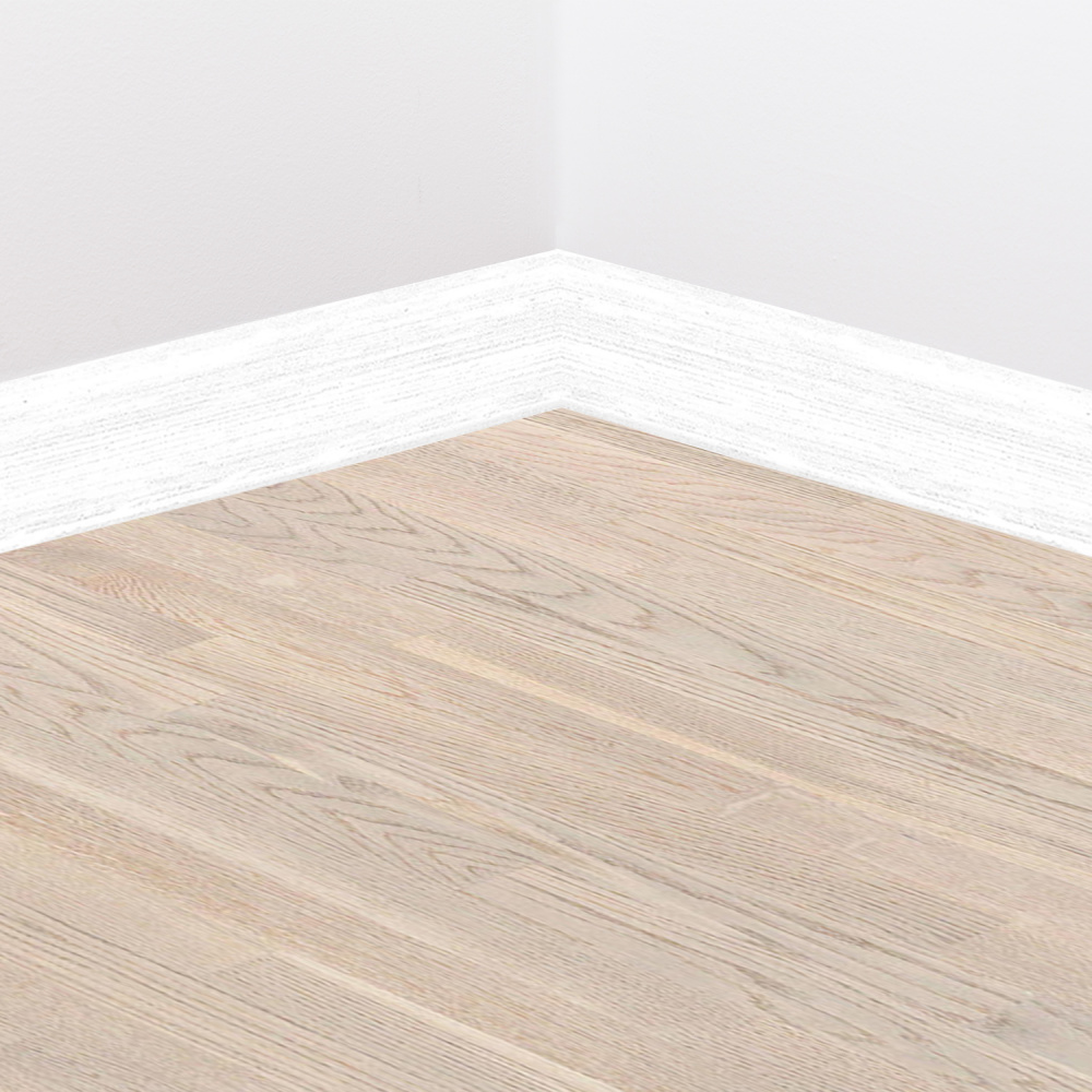 Плинтус шпонированный Tarkett SNOW WHITE 60x16x2400 