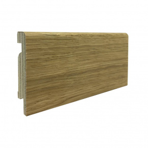 Плинтус шпонированный натур. Finitura Decor 70*15*2400 R5 дуб в интерьере