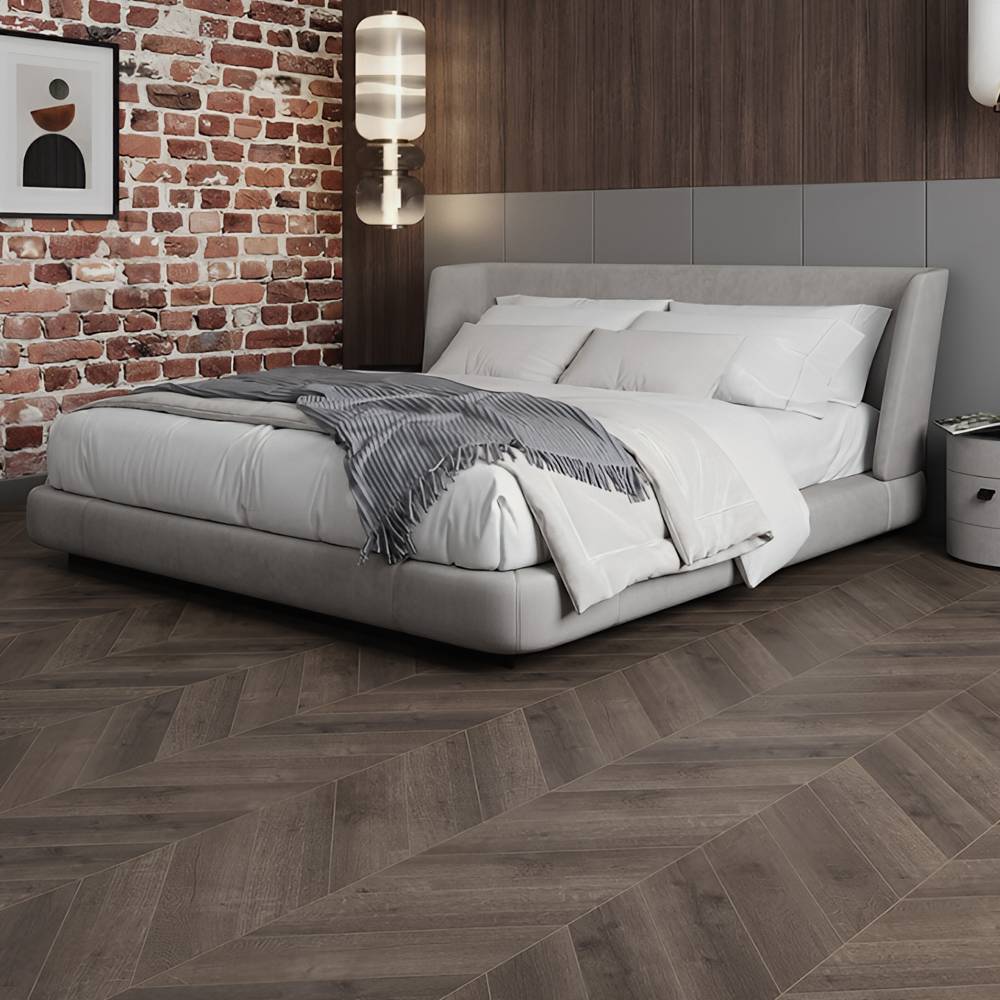 Ламинат ПВХ Alpine Floor Дуб Антарес Chevron SPC ECO 18-9***